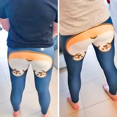 Legíny so zadočkom korgi môžu zlepšiť náladu nielen majiteľke, ale aj ostatným