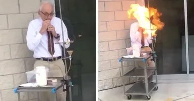 Študenti zbožňujú profesora fyziky Davida Wrighta. Vo svojich 70 rokoch pán Wright robí zaujímavé pokusy: strieľa z praku, líha si na dosku s klincami, robí výbuchy a dokonca vyrába zmrzlinu (v mene vedy, samozrejme)